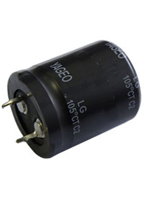 LG250M0330BPF-2530, Snap-In, 250V 330uF /25*30/105 C YAGEO