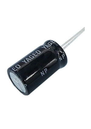 SN025M0470B7F-1625, Radial, 25V 470uF /16*25/105 C non-polar YAGEO