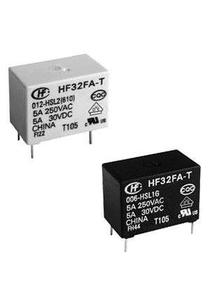 HF32FA-T/005-HL2, ���� �������, 5V DC, 1 Form A HONGFA