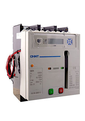 263311, Авт. выкл. NM8N-1600S EM 4P 1000А 50кА с электр. расцепителем, LCD, МП 400AC CHINT