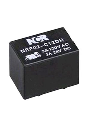 NRP-02-C-05DH,  1 . 5VDC, 3A/125VAC SPDT NCR