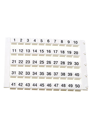 0.0.0.5.05006, DY5,Горизонтальная маркировка (6), DY5, 1 пластина - 50 шт. Klemsan