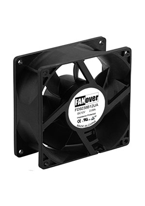 вентилятор 92х92х38мм 24В FD9238B2, вентилятор 92х92х38мм 24В FD9238B24H2 DC (качения) FANOVER FANOVER
