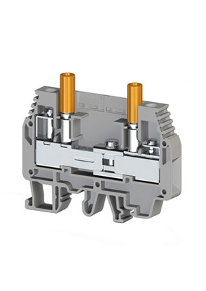 0.0.0.3.75691, Клеммник измерительный с 1-м тест.разъемом, 6мм.кв., (серый); WGO3 Klemsan