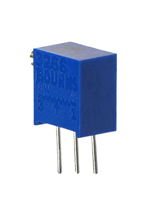 3266Z-1-104LF, Trimmer Resistors - Through Hole 1/4" 100Kohms 10% SQ W Bourns