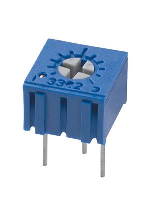 JBR-3362P-1-501-R, 500 Ом, Резистор подстроечный JB Capacitors