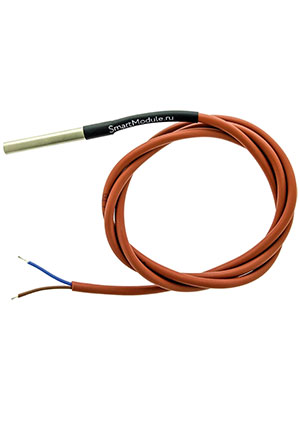 DS18B20-IP67-0.5 (3-wire), Герметичный датчик температуры DS18B20, IP67, трехпроводный, кабель 0.5 м Smartmodule