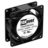 FA8025S22HL, ���������� 80�80�25�� 220� FA8025S22HL AC (����������) FANOVER