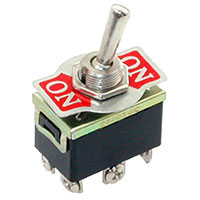 KN3(B)-202-A2, ������� ON-ON (6A 250VAC) DPDT 6P