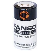 ER26500H/S, Li, SOCl2 ������� ����������� C, 3.6�, 9��, ����������� �����, -55...85  C